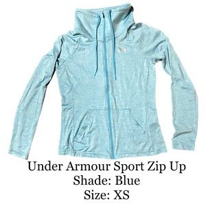 ($10) Under Armour Sport Zip Up, Size XS
